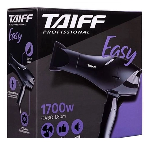 SECADOR CAB TAIFF EASY 1700W PRETO 220V