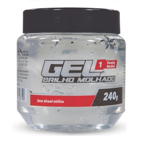 GEL FIXADOR JAYLUC BRILHO MOLHADO N1 240G