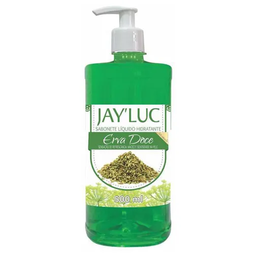 SABONETE LIQUIDO JAYLUC VALV ERVA DOCE 500ML