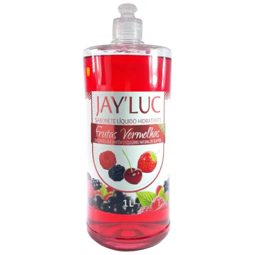 SABONETE LIQUIDO JAYLUC FRUT VERMELHAS 1L