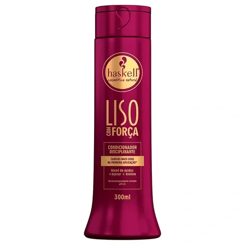 CONDICIONADOR HASKELL LISO COM FORCA 300ML