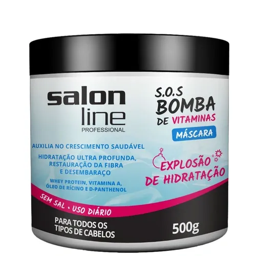 MASCARA SALON LINE BOMBA ORIGINAL 500G