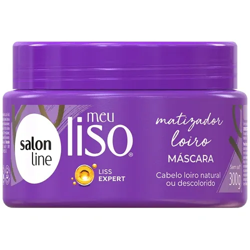 MASCARA MATIZANTE SALON LINE TRATAMENTO MEU LISO 300G