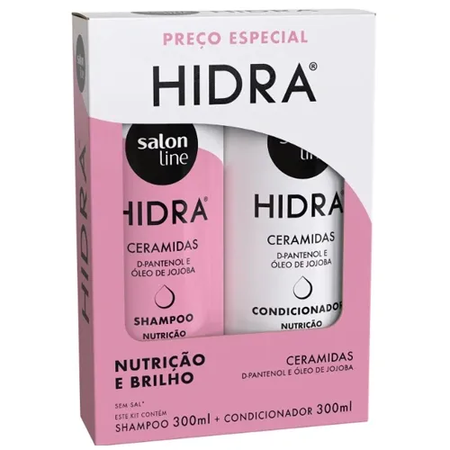 SHAMPOO+CONDICIONADOR SALON LINE CERAMIDAS 300ML+300ML