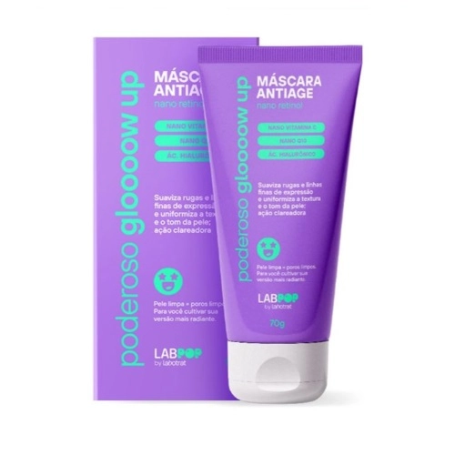 MASCARA FACIAL LABOTRAT LABPOP PODEROSO GLOOOW UP 70G