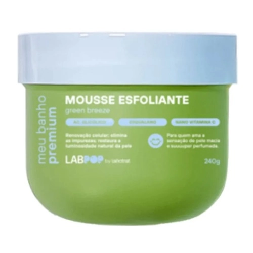 MOUSSE ESFOLIANTE GREEN BREEZE LABPOP 240G