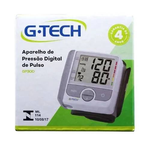 Aparelho De Pressao G Tech Digital Pulso Autom Home C/S