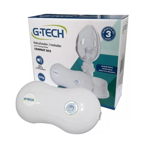 APARELHO NEBULIZADOR G-TECH INALADOR COMPACT DC2 1UN