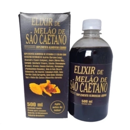 ELIX DE SAO CAETANO LIQUIDO CHA DE CARQUEJA CAMOMILA HORTELA AMORA E GUARANA 500ML 