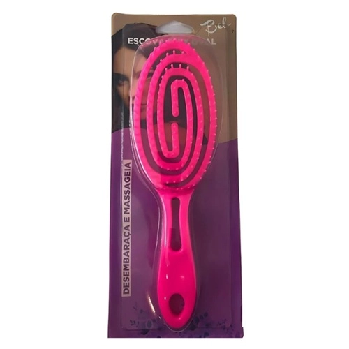 ESCOVA DE CABELO FLEX OVAL CORES SORTIDAS BELL 1UN