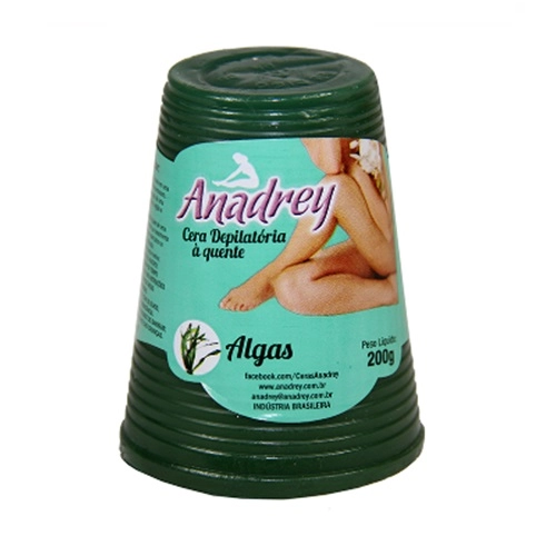 CERA DEPILATORIA ANADREY QUENTE ALGAS 200G