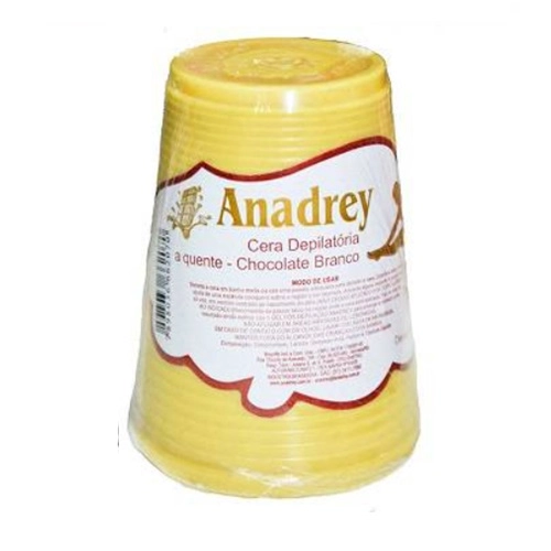 CERA DEPILATORIA ANADREY CHOCOLATE BRANCO 200G