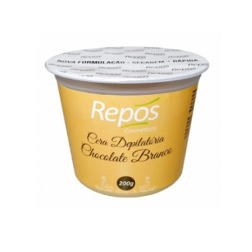 CERA DEPILATORIA REPOS CHOCOLATE BRANCO 200G