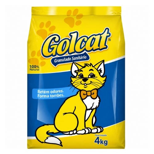 AREIA HIGIENICA GOL CAT 4KG