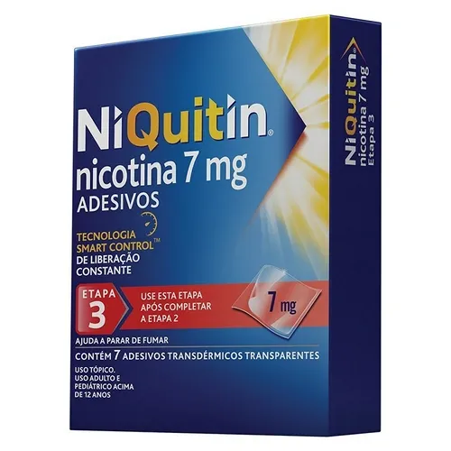 NIQUITIN ETAPA 3 7MG 7ADESIVOS