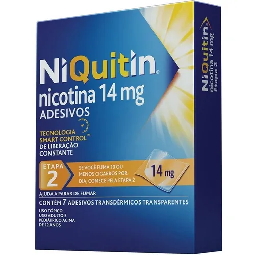NIQUITIN ETAPA 2 14MG 7ADESIVOS