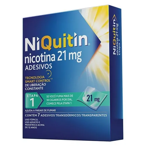 NIQUITIN 21MG 7ADES TRANSP