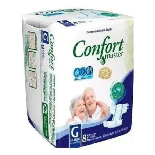 FRALDA CONFORT MASTER REG G 8UN