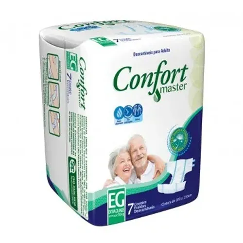 FRALDA CONFORT MASTER ADULTO EG 7UN