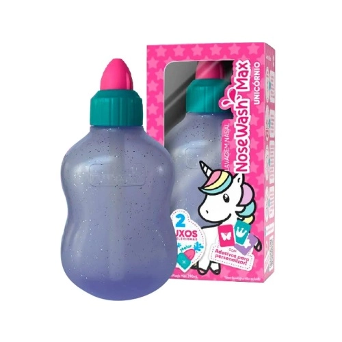 NOSEWASH LAVAGEM NASAL UNICORNIO ROSA FRASCO 240ML