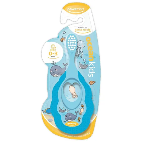 ESCOVA DE DENTE POWERDE DENTE KIDS 0-3 AN