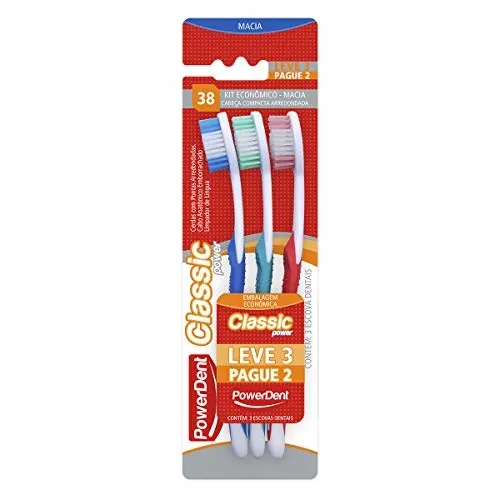 ESCOVA DE DENTE POWERDE DENTE PACK CLASSI