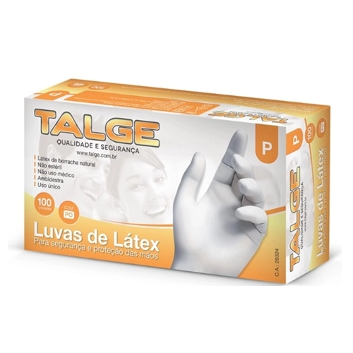 LUVA PROCEDIMENTO TALGE COM PO P 100UN