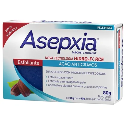SABONETE ASEPXIA ESFOLIANTE 80GR
