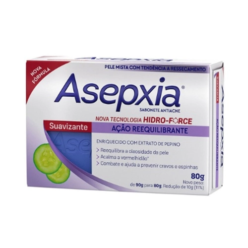 SABONETE ASEPXIA ACAO REEQUILIBRANTE 80G