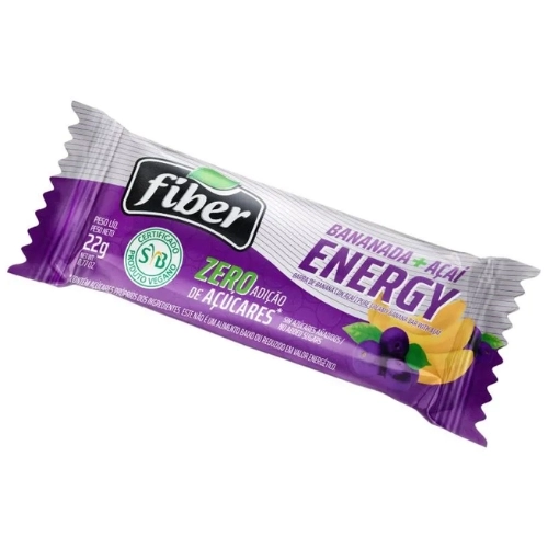 BANANADA FIBER ENERGY COM  ACAI ZERO ADICAO DE ACUCARES 22G