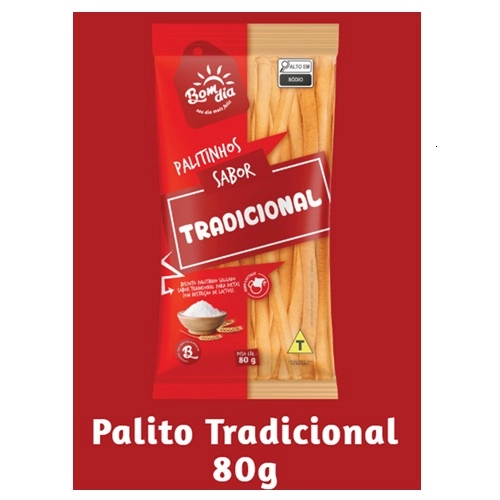 Biscoito Palito Sabor Tradicional 80G 