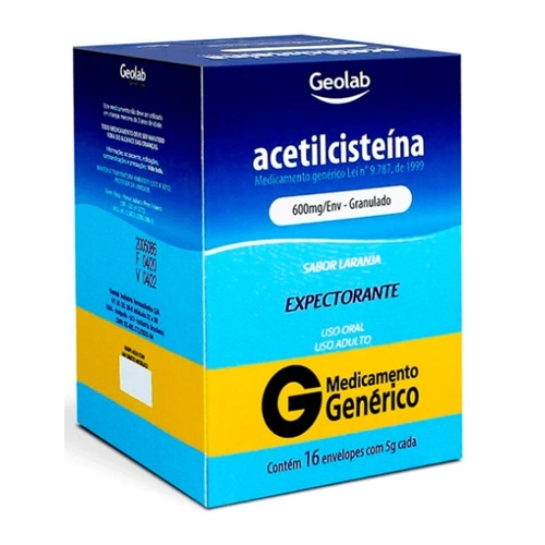 ACETILCISTEINA 600MG 16ENV GRAN 5G
