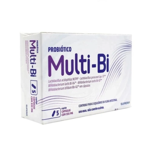 MULTI-BI PROBIOTICO COM 5 CAPSULAS