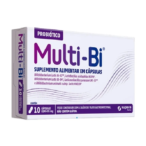 PROBIOTICO MULTI-BI COM 10 CAPSULAS
