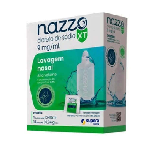 NAZZO XT 0,9% FRASCO LAVAGEM NASAL+15SACHES