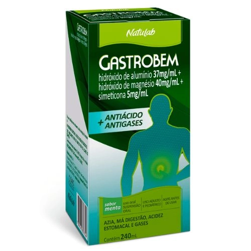 GASTROBEM 37MG+40MG+5MG/ML MENTA LIQ 240ML