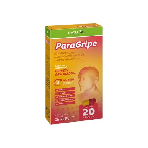 PARAGRIPE 400MG+4MG+4MG 20CAP