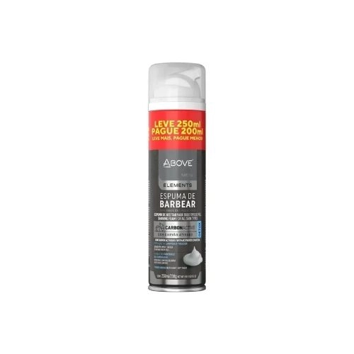ESPUMA BARBEAR ABOVE MEN ELEMENTS CARBON ACTIVE L250P200ML