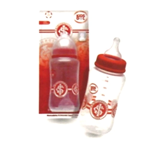 MAMADEIRA KIDS GOL SIL VERMELHA INTERNACIONAL 265 ACINTURADA SUPER CRISTAL 360ML