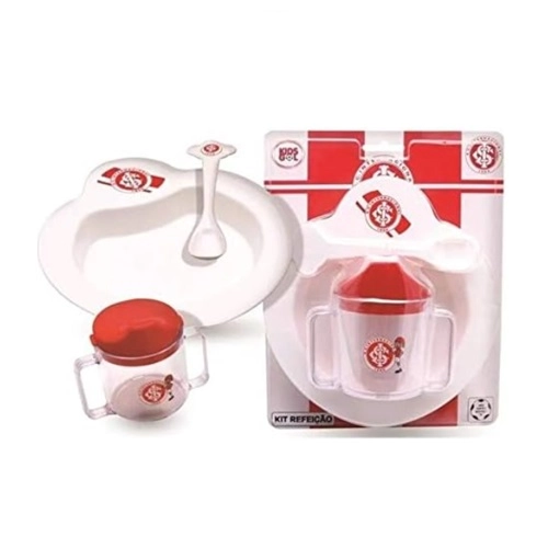 KIT KIDSGOL REFEICAO INTERNACIONAL 390 COPO PRATO E COLHER