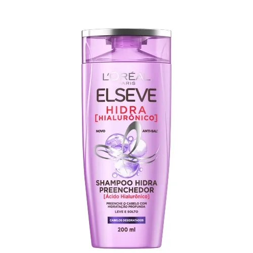 SHAMPOO ELSEVE HIDRA HIALURONICO PREENCHEDOR 200ML