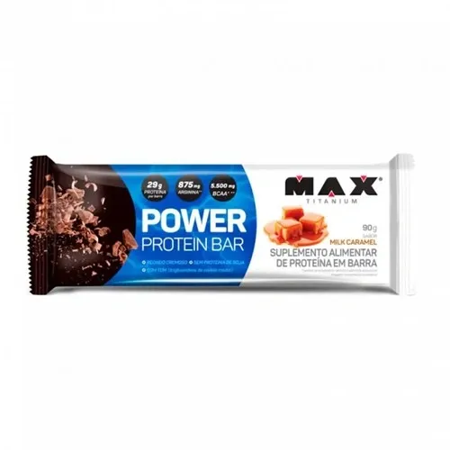 BARRA PROTEINA MAX POWER PROTEIN BAR MILK CARAMELO 41G