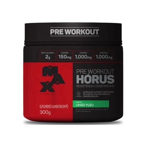 HORUS PRE-WORKOUT MAX TITANIUM LIMAO YUZU PO 300G