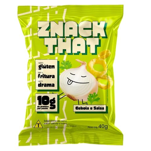 SNACK PROTEICO EXTRUSADO 40GX30 CEBOLA E SALSA 