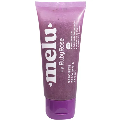 SABONETE LIQ FACIAL RUBY ROSE MELU UVA 100ML