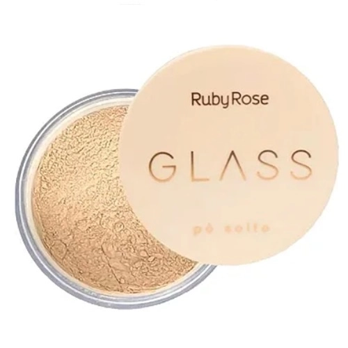 PO FACIAL RUBY ROSE GLASS SOLTO TRANSLUCIDO 15G HB864 1UN