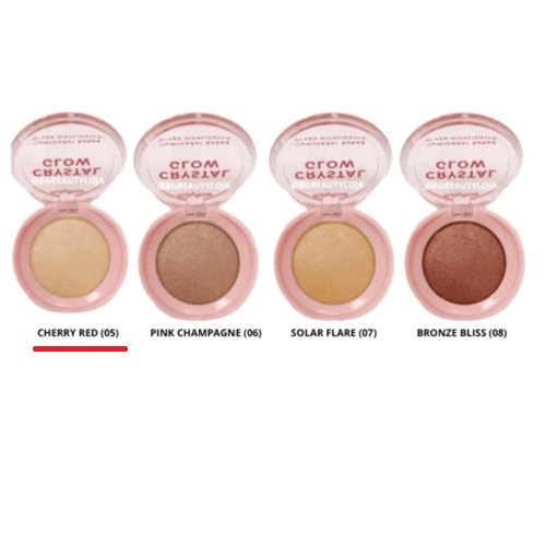 ILUMINADOR RUBY ROSE CRYSTAL GLOW CHERRY RED 05 6,5G