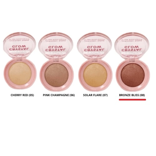 ILUMINADOR RUBY ROSE CRYSTAL GLOW BRONZE BLISS 08 6,5G