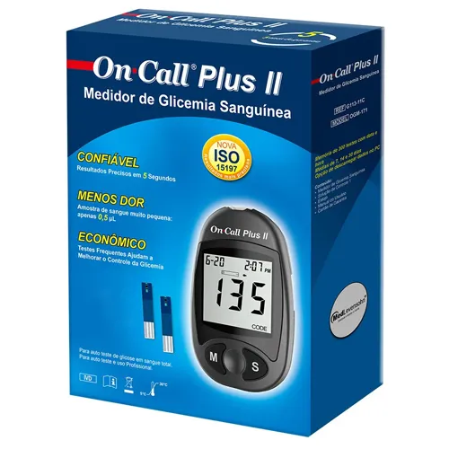 APARELHO GLICOSE ON CALL PLUS
