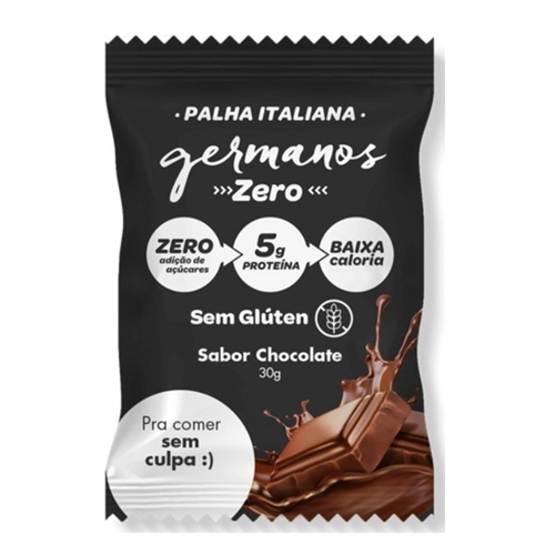 PALHA ITALIANA SABOR CHOCOLATE 30G ZERO ACUCAR